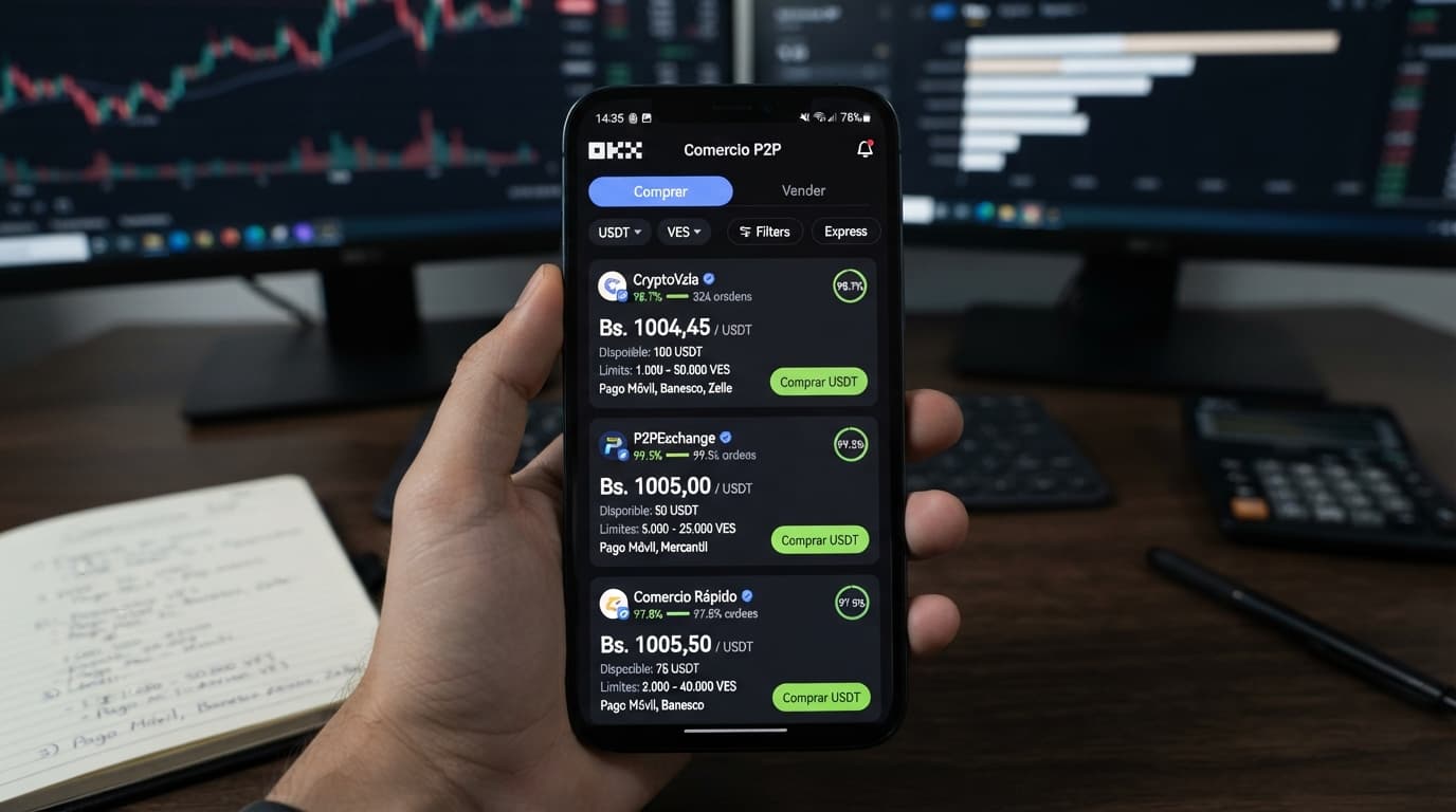 Radar P2P vs. order book: cómo leer el spread real del USDT en Venezuela