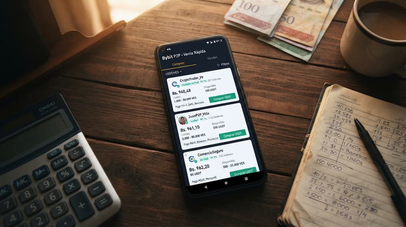 Semáforo P2P en amarillo: spread de 3,19 % en USDT/VES y qué verificar