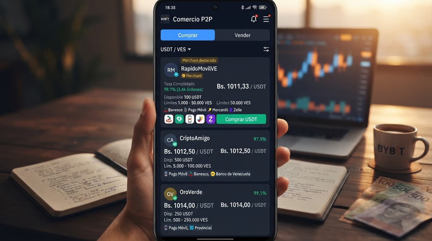 Spread de 3,11% vs 0,03%: por qué el USDT P2P muestra dos precios distintos