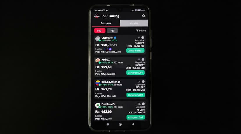 Spread de 3,23% vs 0,07%: cómo leer la profundidad de USDT/VES