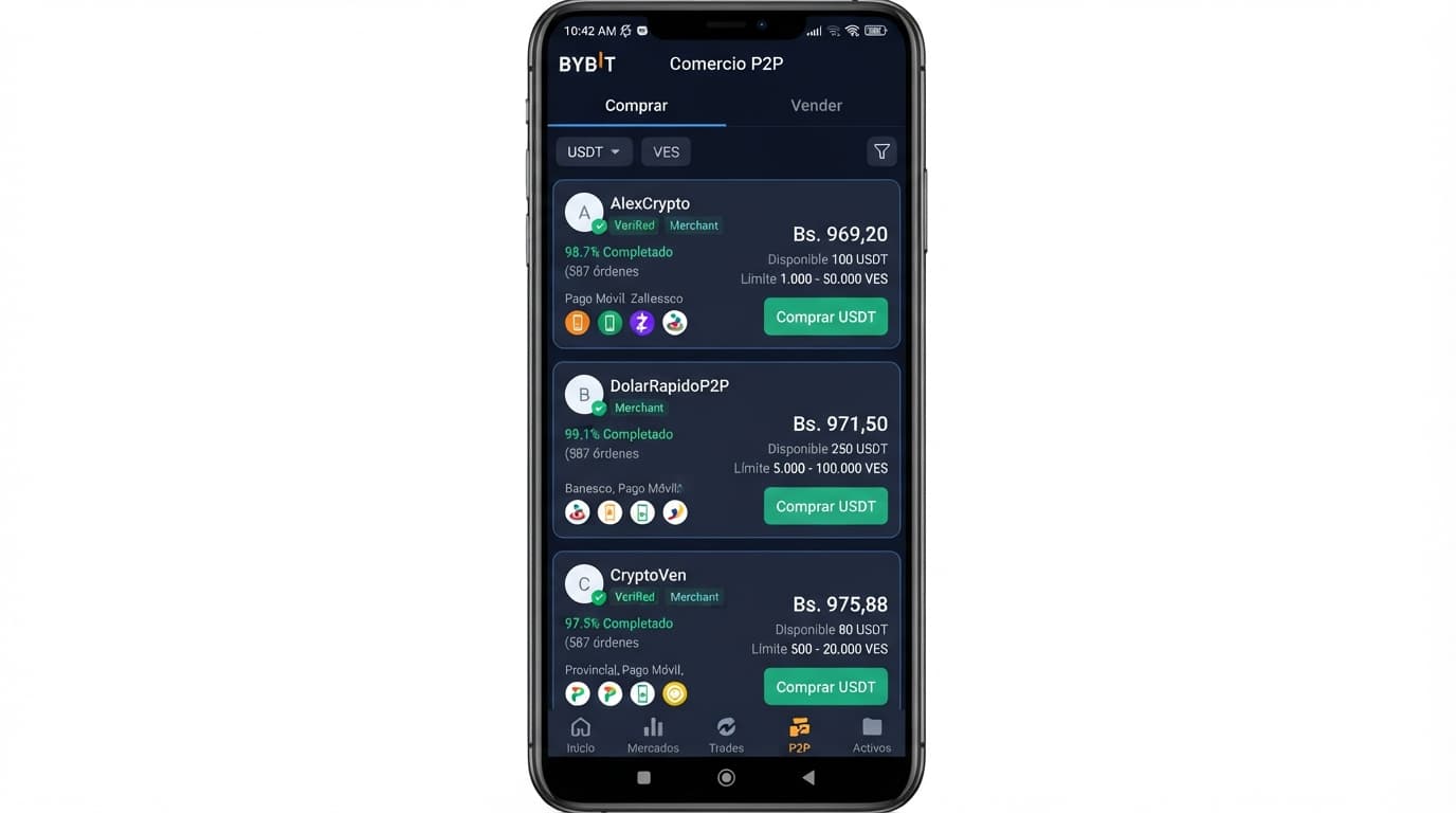 Spread del P2P supera el 6% en Venezuela: qué impulsa la brecha del USDT