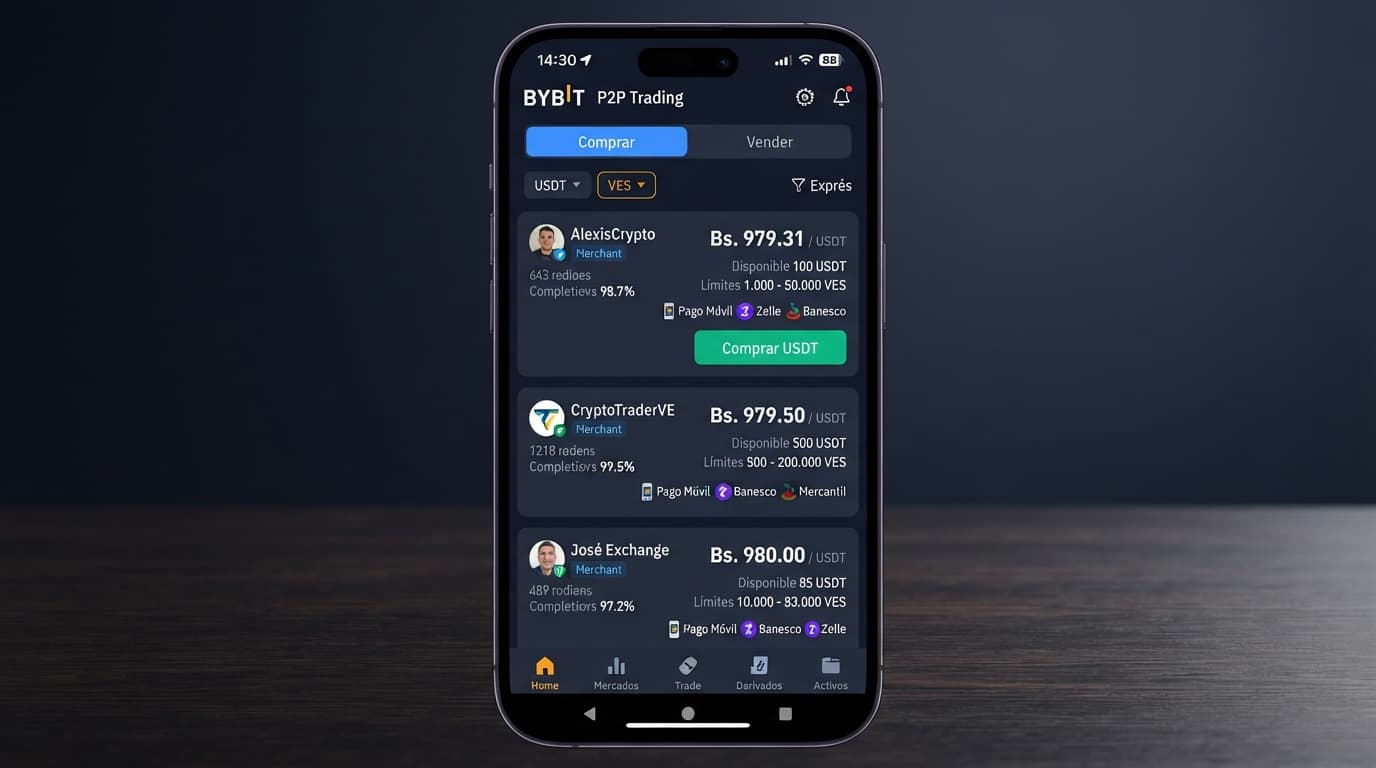 Spread P2P de USDT: 4,4% en el radar frente a 0,24% en el order book