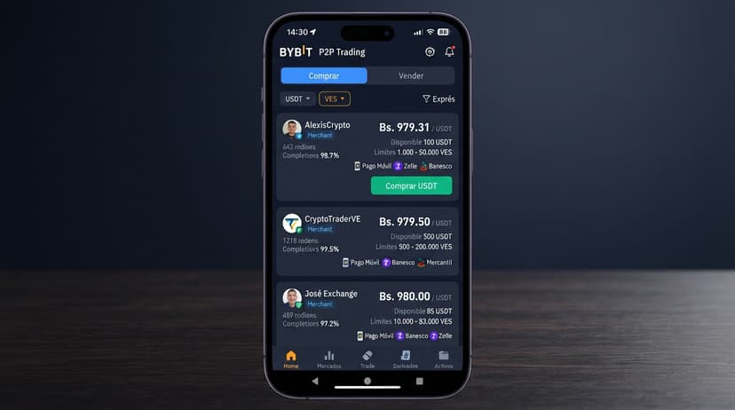 Spread P2P de USDT: 4,4% en el radar frente a 0,24% en el order book