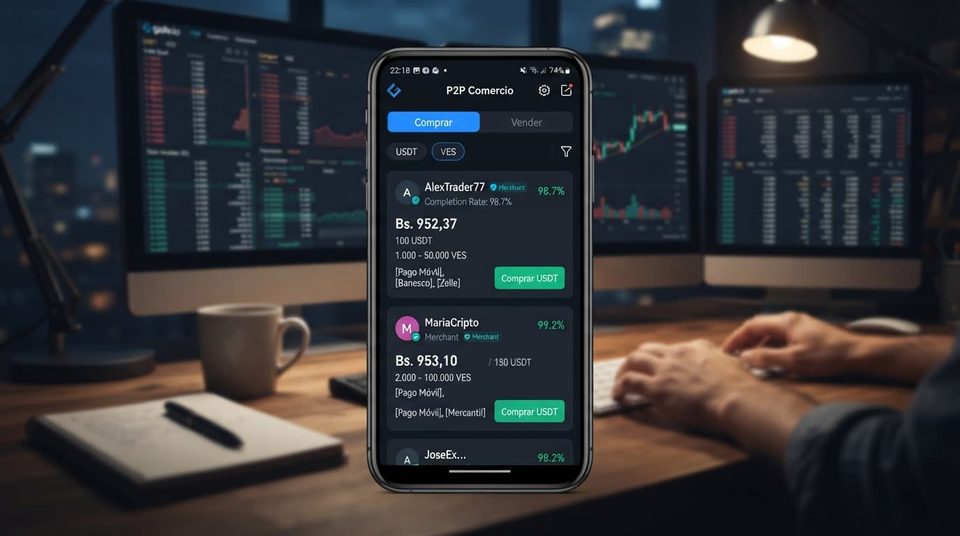 Spread P2P del USDT: 3,03% en el semáforo y 0,11% en el order book