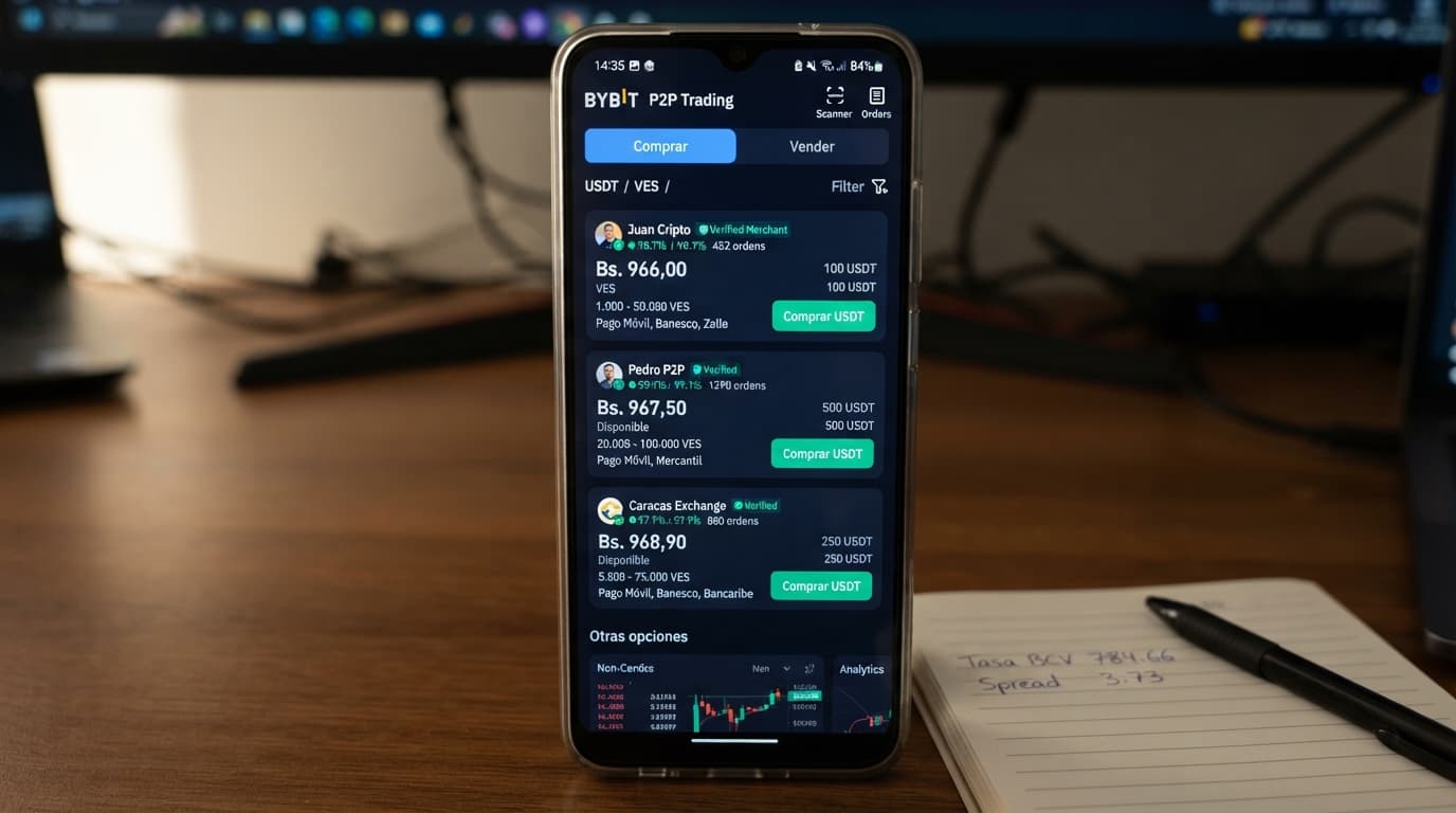 Spread P2P: por qué el order book marca 0,05% y el radar 2,58%