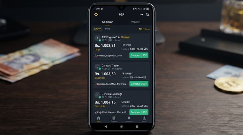 Spread P2P y prima en USDT: el precio que ves no es el que pagas