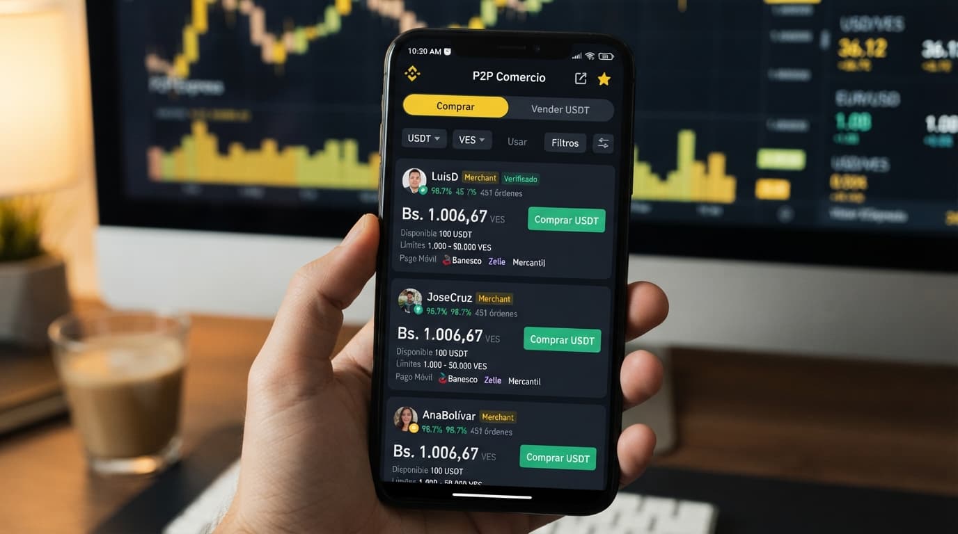 Tasa BCV en 887,30 Bs/USD: impacto en la prima del comercio P2P en Venezuela