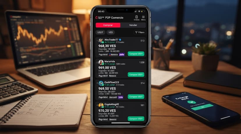 Tutorial: calcula el precio efectivo de tu operación P2P de USDT en Venezuela