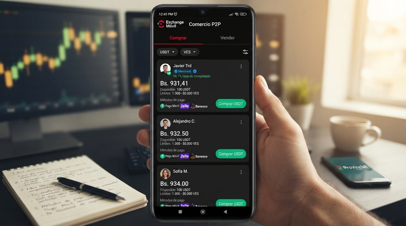 USDT P2P: brecha de 4,37% entre plataformas y dónde está la liquidez