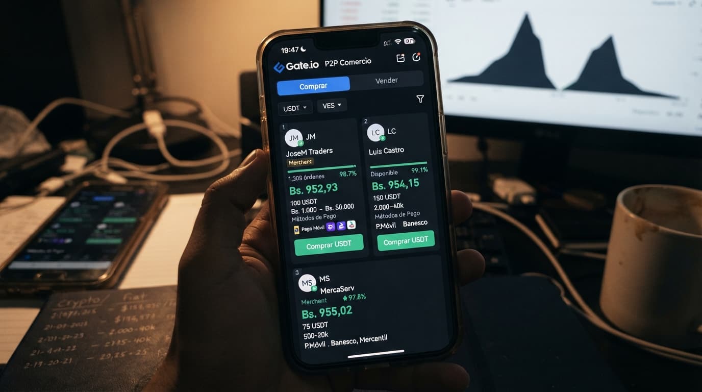 USDT P2P en Venezuela: 3,14% publicado y 0,04% real en el libro