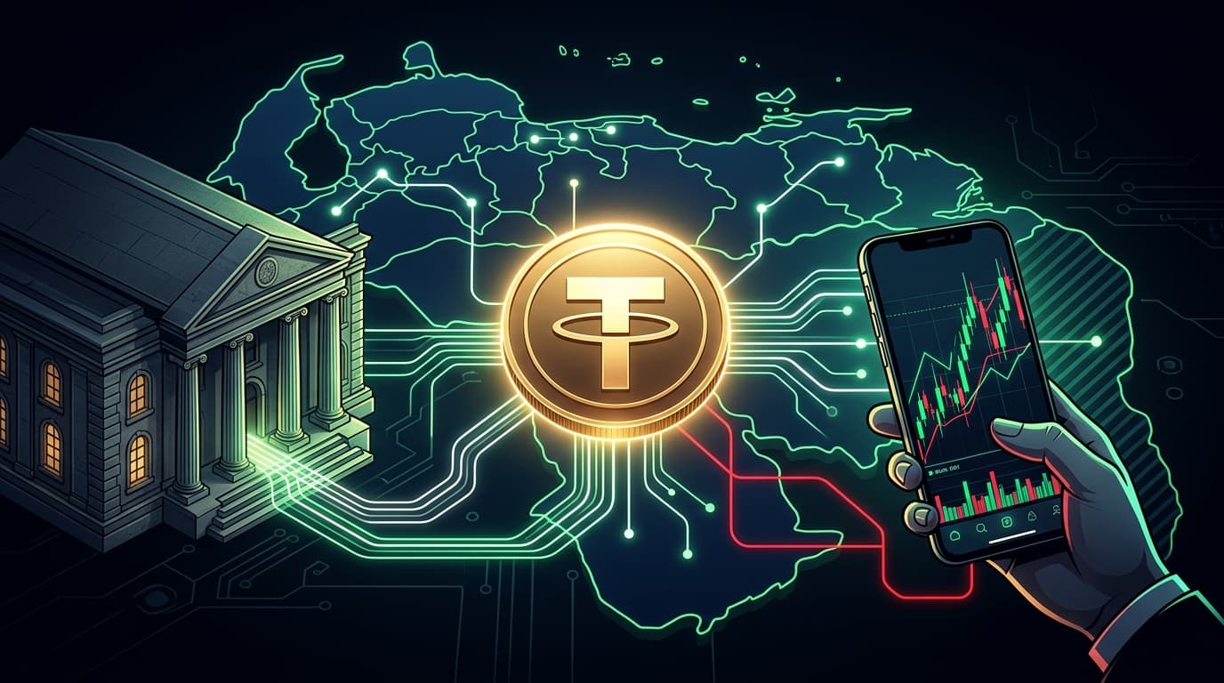 USDT P2P registra brecha del 14% frente al BCV con alta liquidez