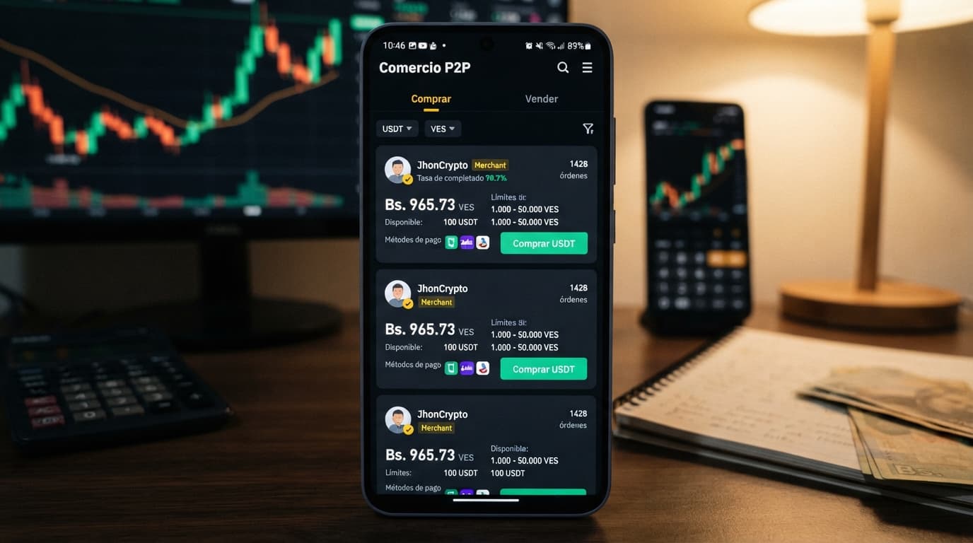 USDT/VES al 27-S: solo Binance y Bybit muestran liquidez activa