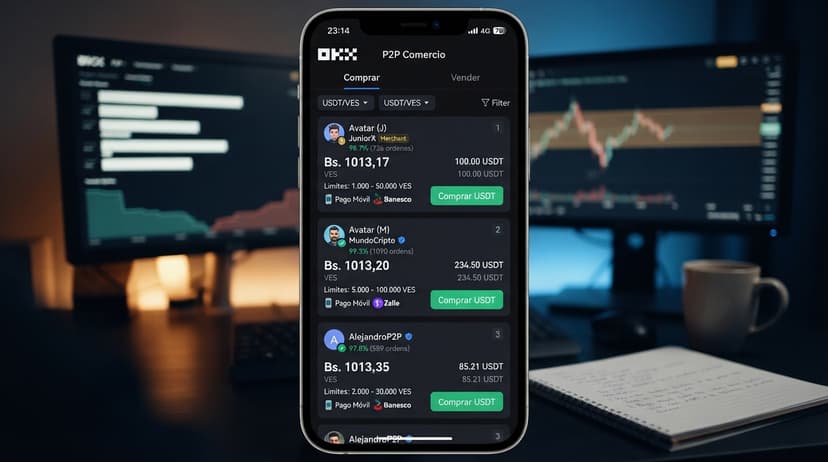 USDT/VES: el spread marca 3,49% mientras el order book dice 0,4%