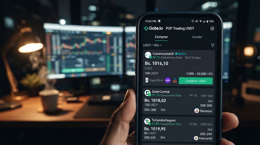 USDT/VES: por qué el spread del radar no coincide con el del libro