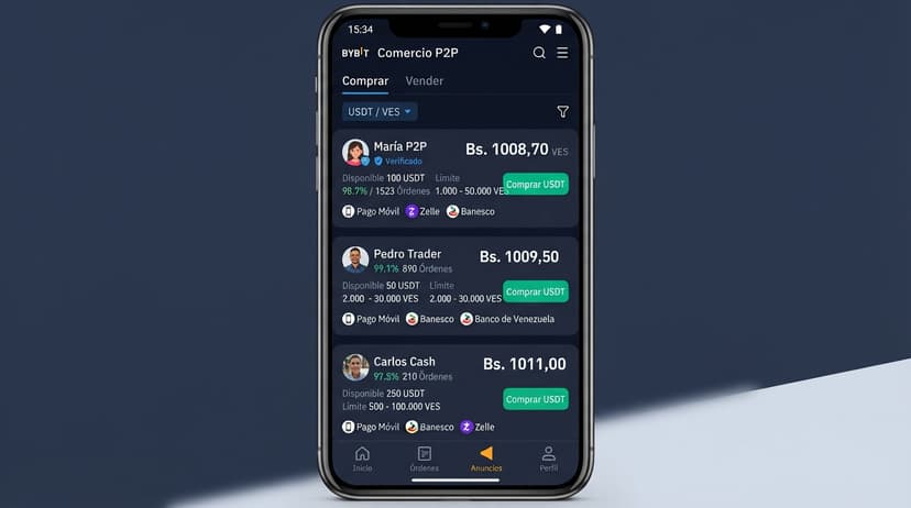 USDT/VES: por qué el spread marca 7,71% y el order book 0,29%