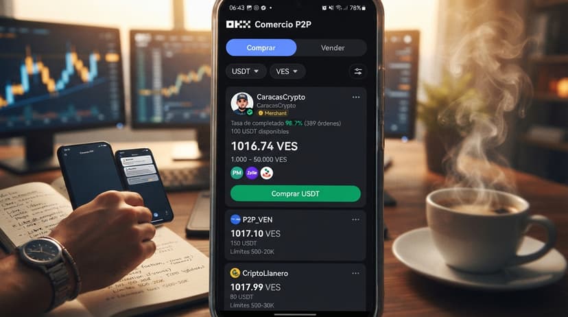 USDT vs BCV: la prima de 18% y el spread real por banco