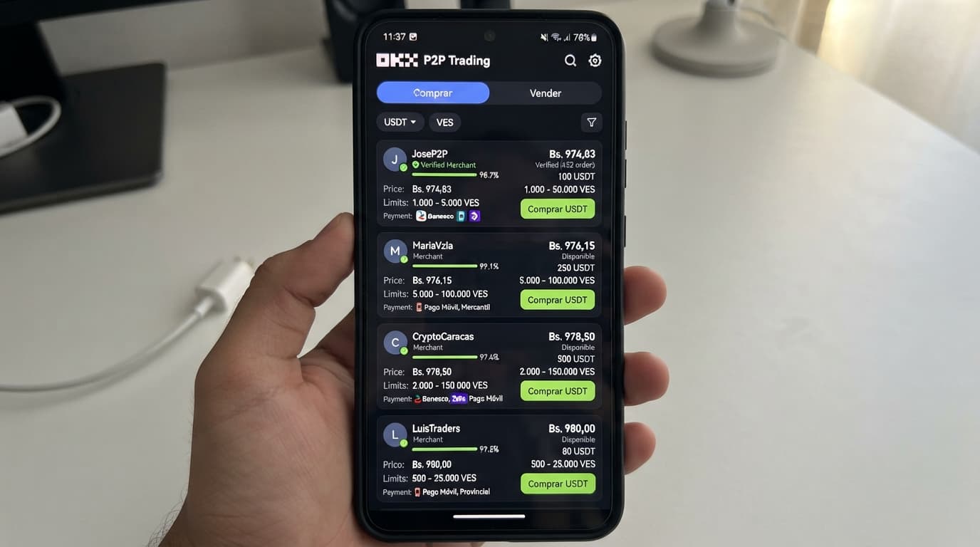 Verifica tu vendedor P2P en Venezuela y detecta cuentas alquiladas (2026)