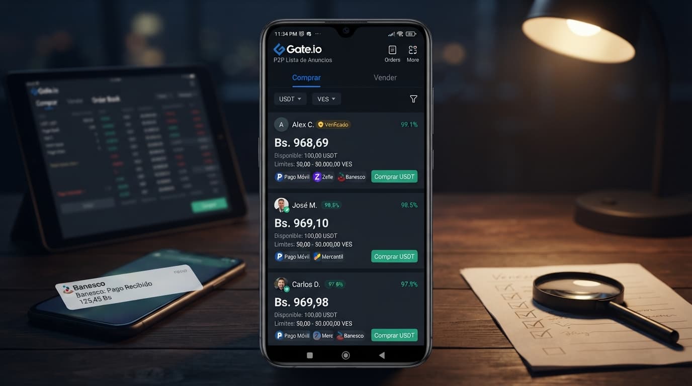 Verificación de contraparte en 5 pasos: USDT P2P en Venezuela
