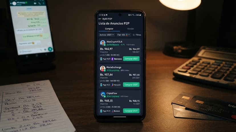 Verificación de contraparte P2P USDT/VES: 6 pasos antes de liberar