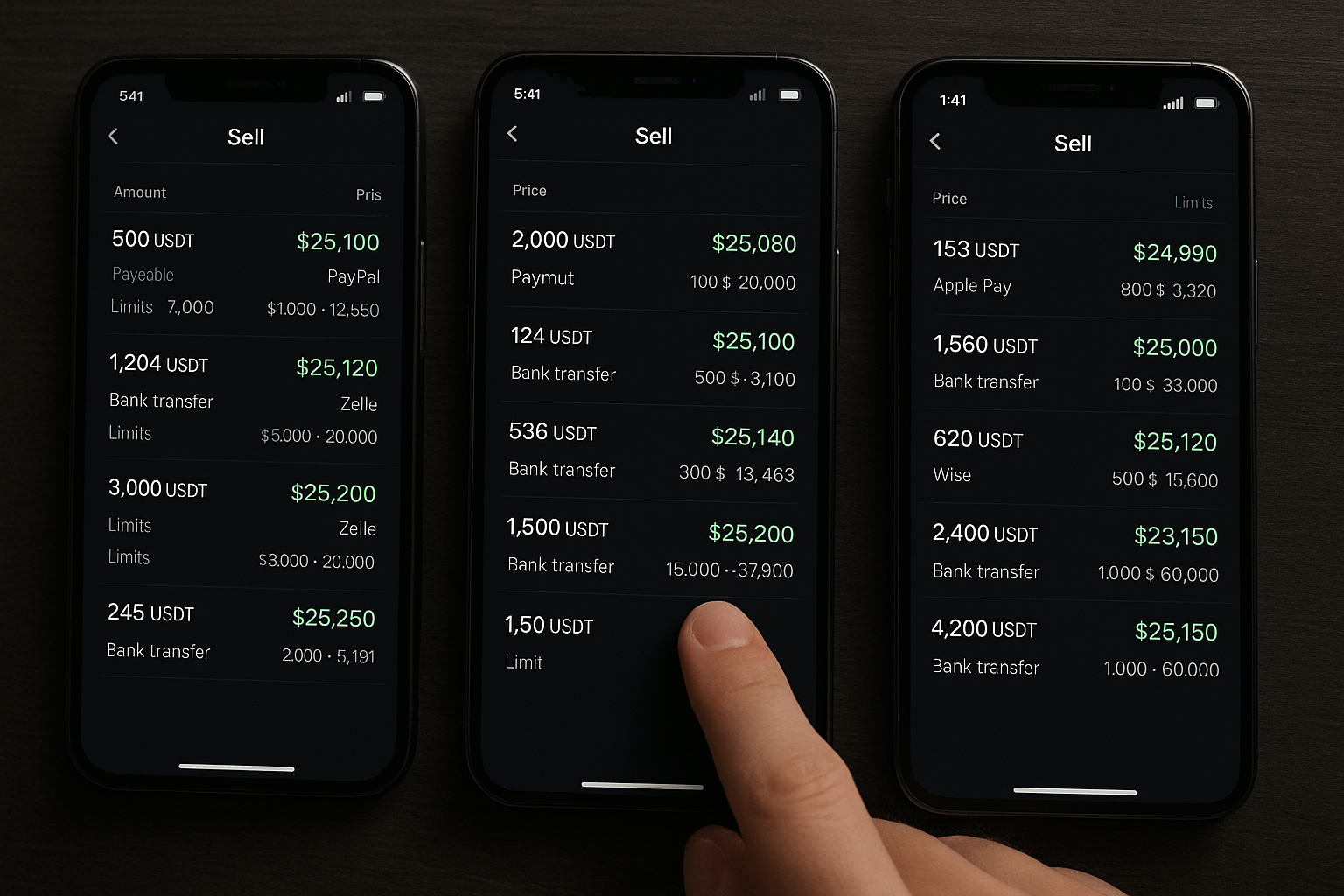 Arquitectura de rutas por exchange
