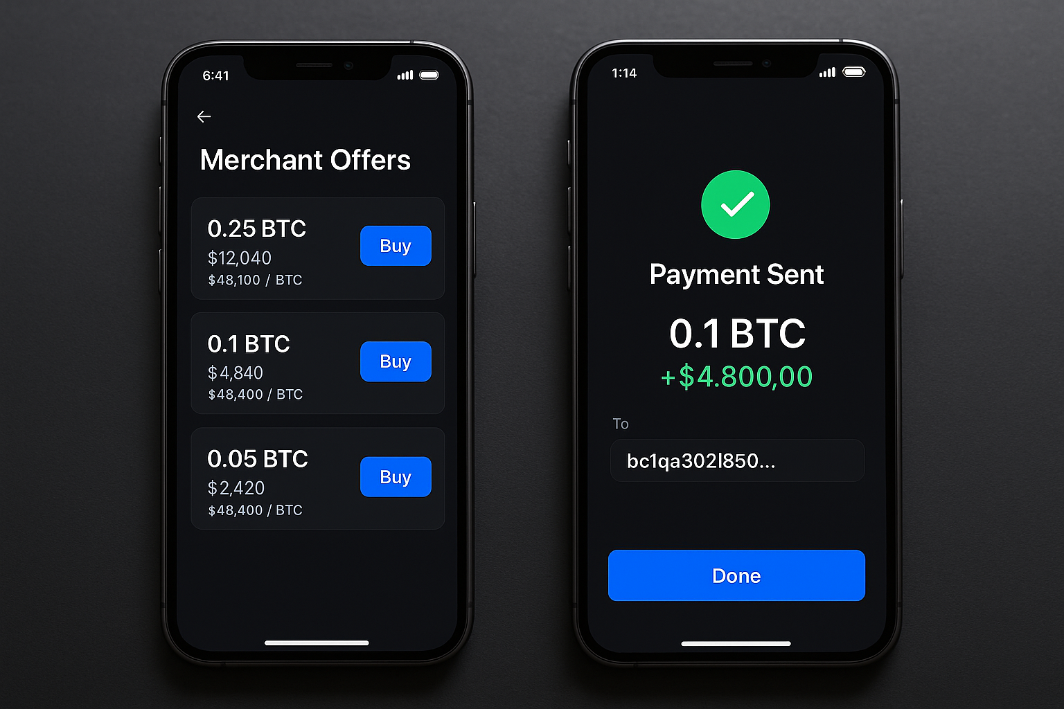 Arquitectura comparativa del P2P en cuatro exchanges