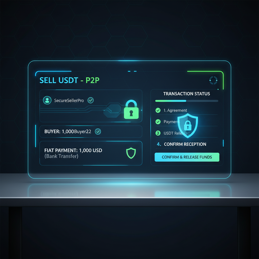 Cómo vender USDT en P2P de forma segura