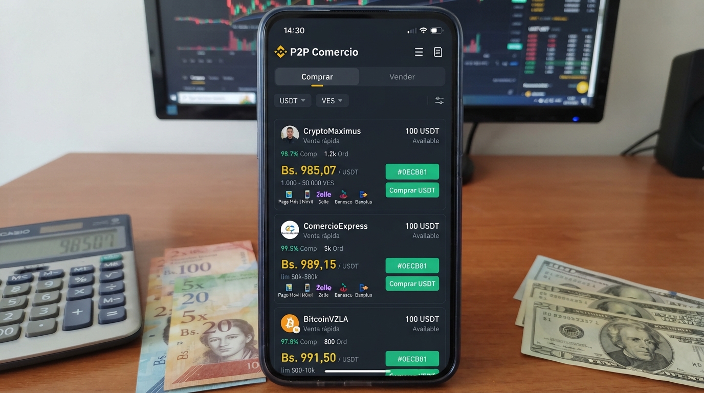 BCV vs USDT P2P: la brecha del 22,82% que define el mercado cambiario