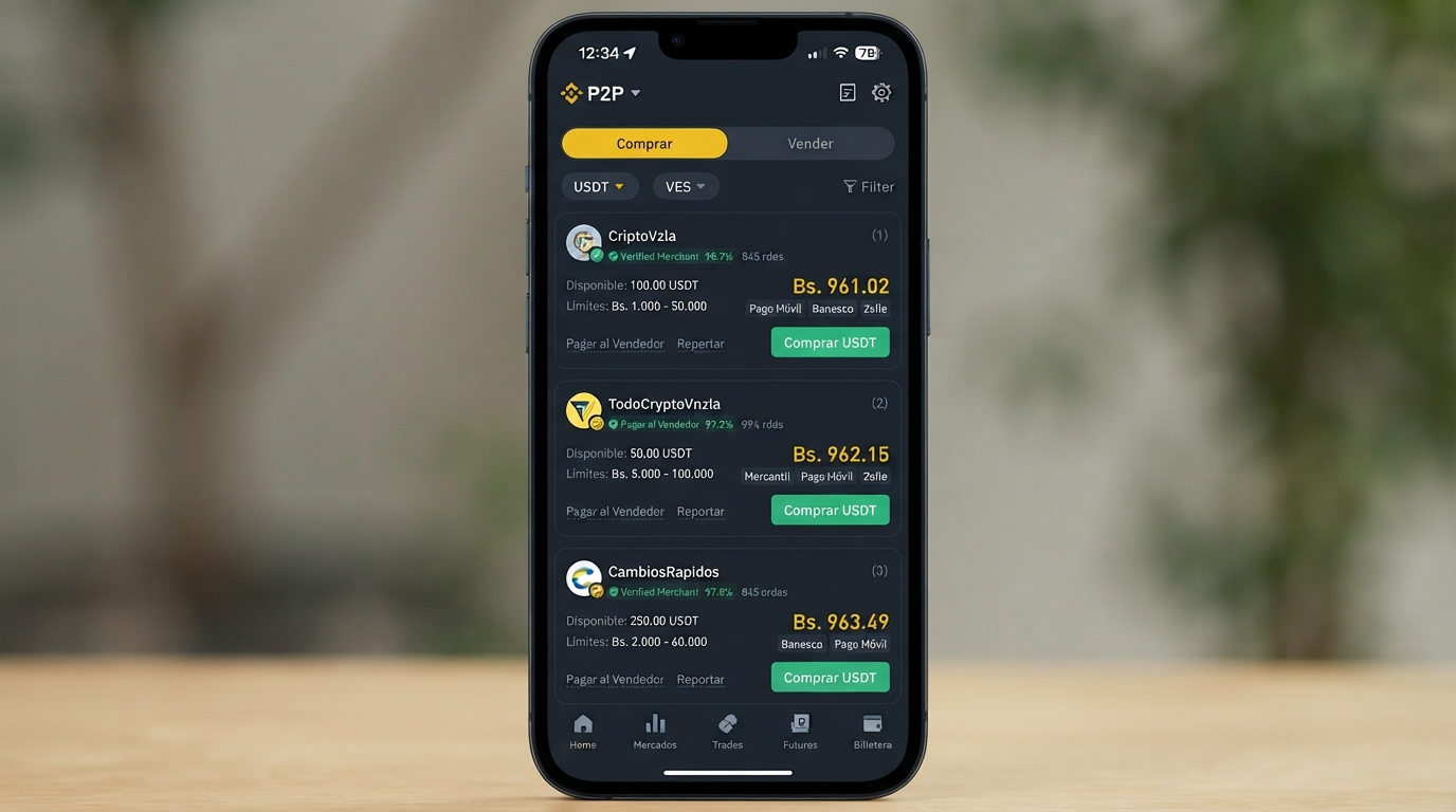 Brecha BCV vs P2P: prima del 18,6% del USDT sobre tasa oficial