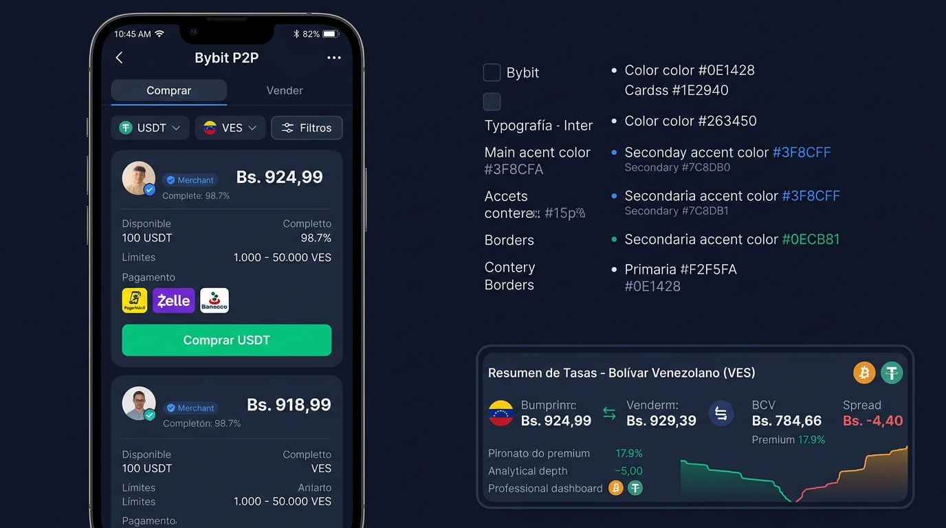Brecha del USDT P2P supera el 19% frente a la tasa del BCV en Venezuela