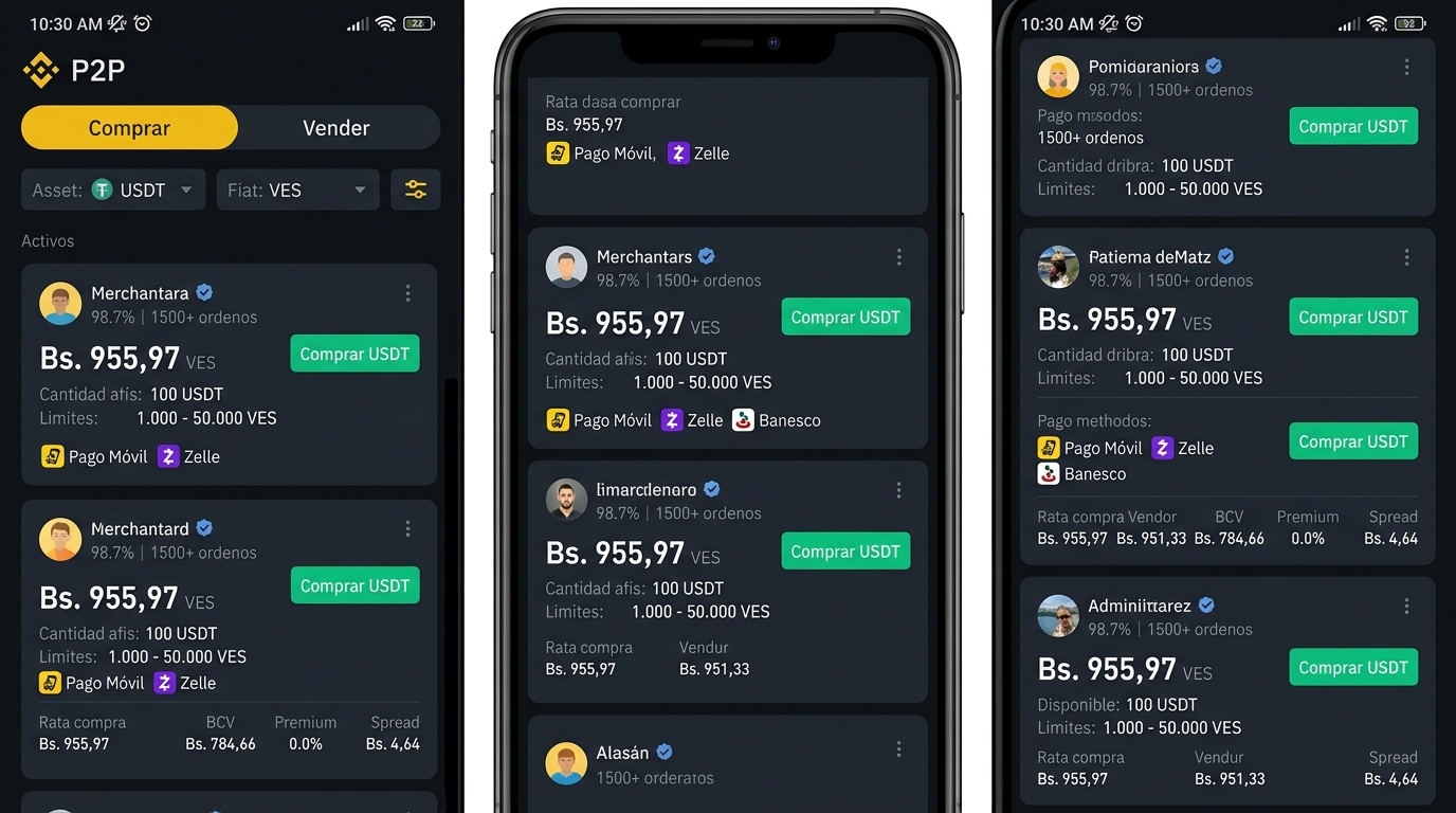 Brecha entre el BCV y el USDT P2P alcanza el 21,8%: Análisis de mercado