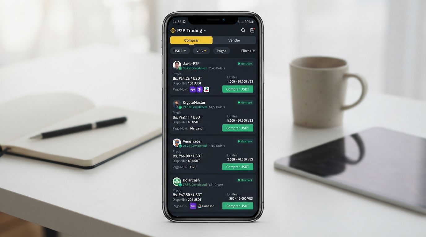 Cómo leer el mercado P2P en Venezuela: guía práctica de USDT y VES