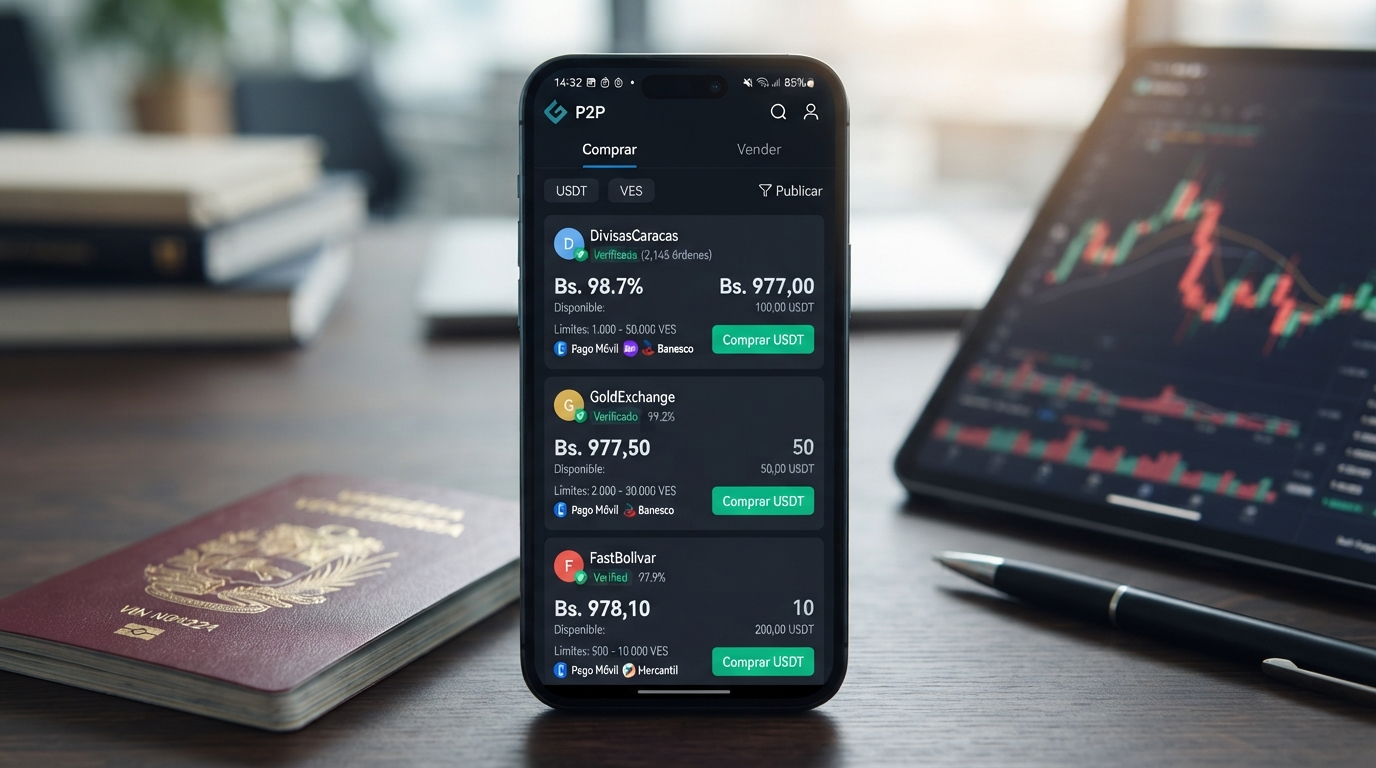Cripto Venezuela: Lectura Actual del Mercado P2P y Brecha Cambiaria