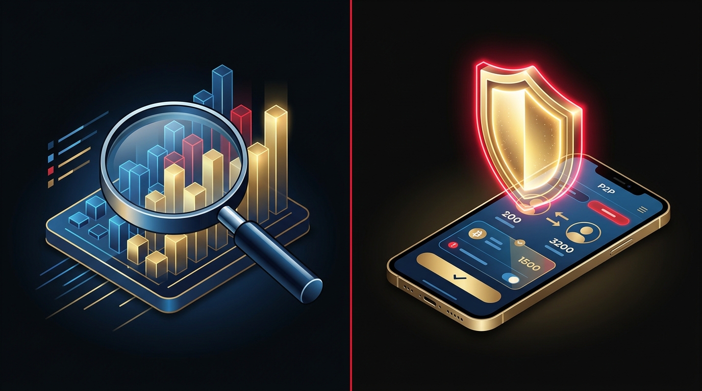 Guía P2P: Verifica liquidez y spread en Binance, Bybit y OKX