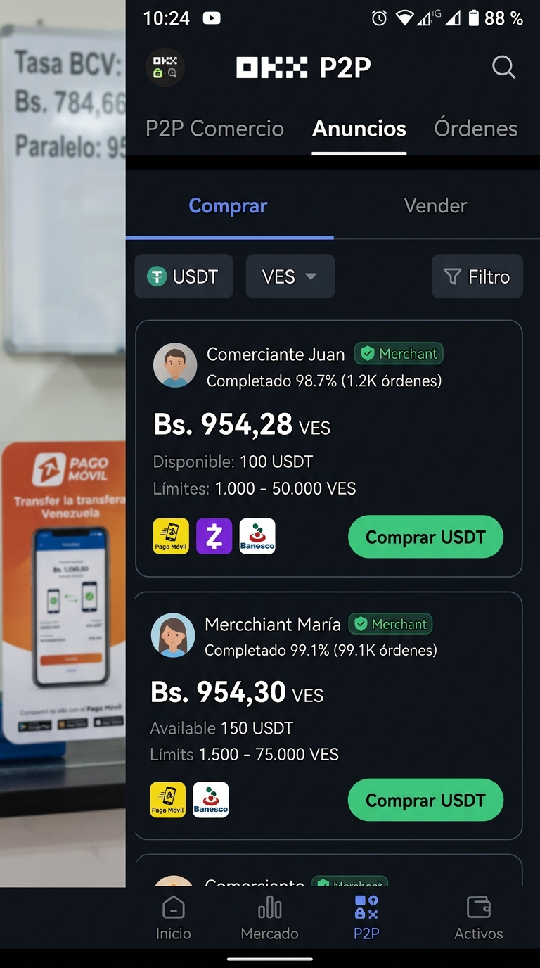 Nuevas comisiones del BCV: así impactan los pagos P2P en Venezuela