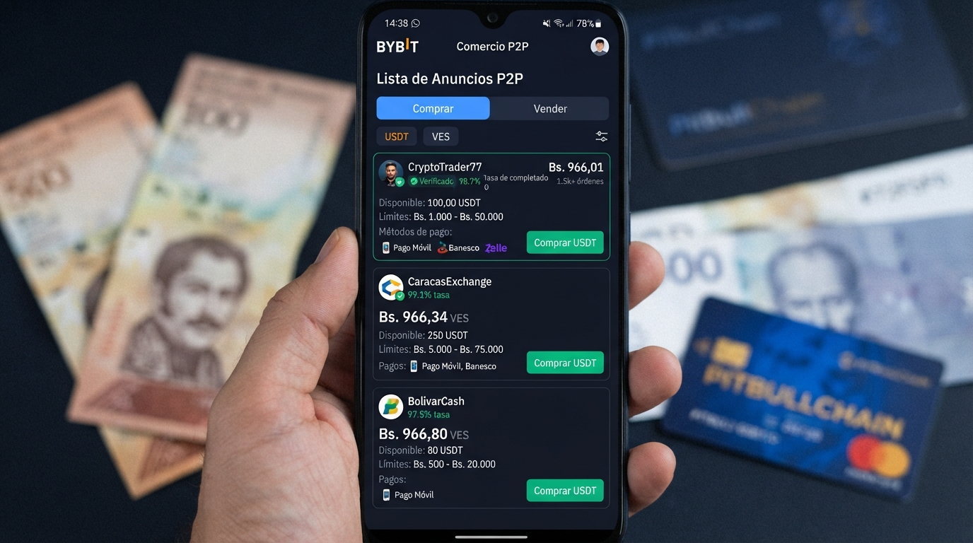 Prima del USDT sobre el dólar BCV: guía para operar P2P en Venezuela