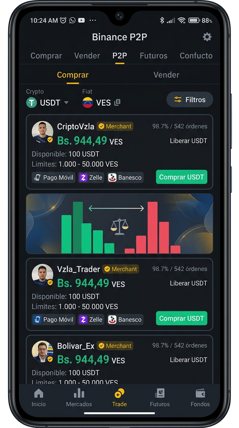 ¿Qué es el spread en P2P? Guía para calcularlo con datos reales en Venezuela