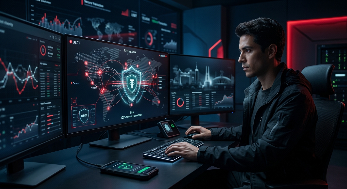 Seguridad en el comercio P2P: lo que realmente protege tu USDT en Venezuela