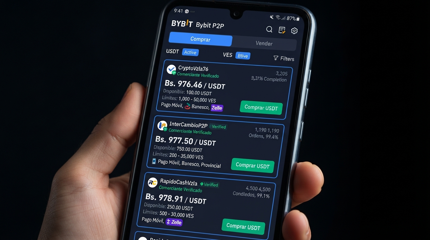 Spread de 3.61% en Binance P2P y brecha de 21.9% frente al dólar BCV