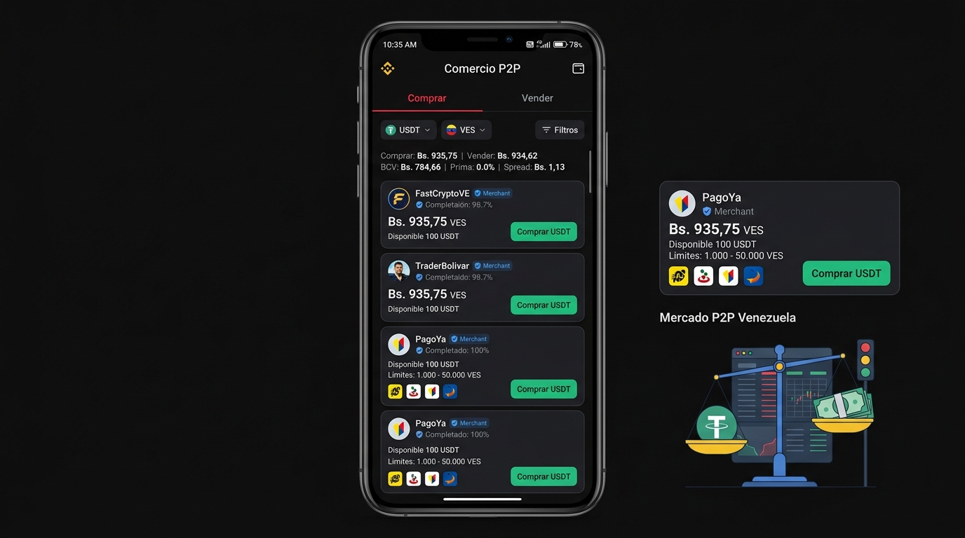 Spread, prima y liquidez: claves para operar P2P en Venezuela