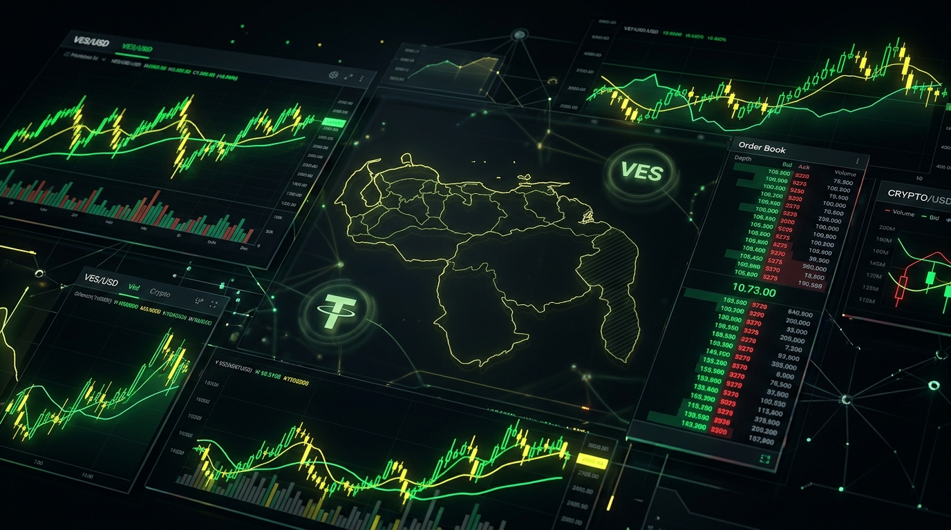 Spread USDT P2P roza 5,4% en Venezuela con brechas de 5% entre exchanges